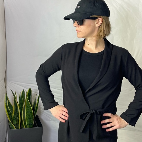 Zara Black Draw String Jacket - Picture 5 of 10